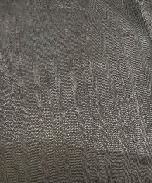 BARACUTA（バラクータ）BARACUTA (バラクータ) ヘリンボーン シルクシャツ ブラウン サイズ:XLの古着・服飾アイテム