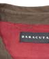 中古・古着 BARACUTA (バラクータ) ヘリンボーン シルクシャツ ブラウン サイズ:XL：7000円