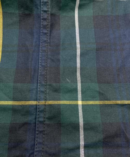 POLO RALPH LAUREN（ポロ・ラルフローレン）POLO RALPH LAUREN (ポロ・ラルフローレン) ブラックウォッチ ワックスコーティング ファイヤーマンジャケット ネイビー×グリーン サイズ:SIZE Lの古着・服飾アイテム