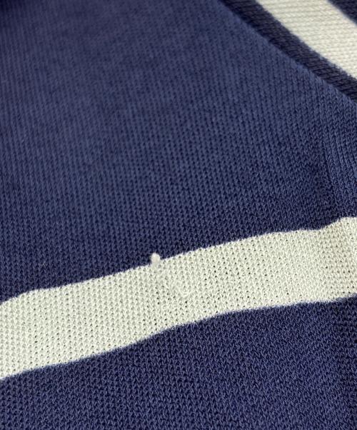 LEONARD PARIS（レオナール パリ）LEONARD PARIS (レオナール パリ) シルクフラワーモチーフ総柄カットソー ネイビー サイズ:44の古着・服飾アイテム