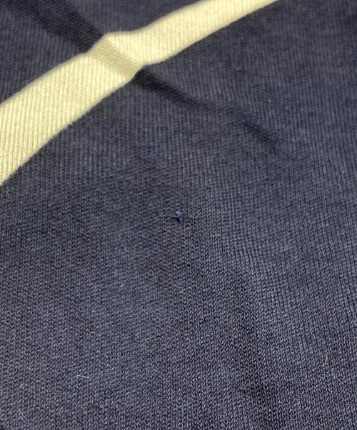 LEONARD PARIS（レオナール パリ）LEONARD PARIS (レオナール パリ) シルクフラワーモチーフ総柄カットソー ネイビー サイズ:44の古着・服飾アイテム