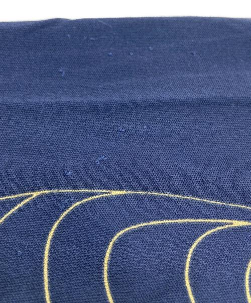 LEONARD PARIS（レオナール パリ）LEONARD PARIS (レオナール パリ) シルクフラワーモチーフ総柄カットソー ネイビー サイズ:44の古着・服飾アイテム