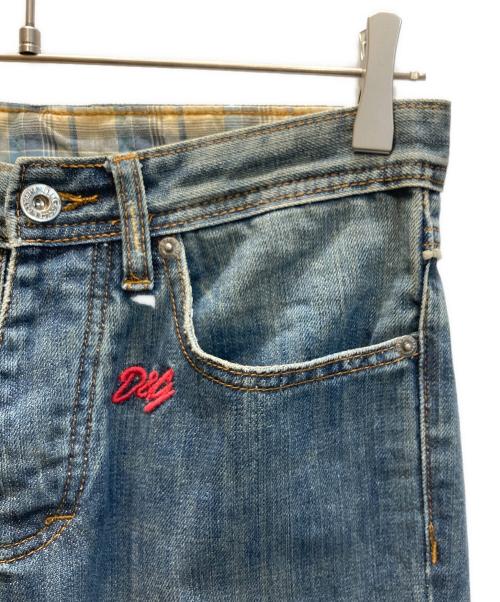 DOLCE & GABBANA（ドルチェ＆ガッバーナ）DOLCE & GABBANA (ドルチェ＆ガッバーナ) MAGIC ダメージ加工デニムパンツ インディゴ サイズ:30の古着・服飾アイテム