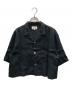 LE GLAZIK（ル グラジック）の古着「OPEN COLLAR SHIRT」｜ブラック