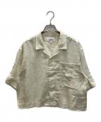 LE GLAZIKル グラジック）の古着「OPEN COLLAR SHIRT」｜アイボリー