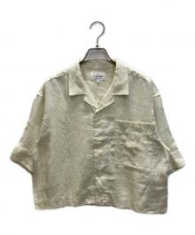 LE GLAZIK（ル グラジック）の古着「OPEN COLLAR SHIRT」｜アイボリー