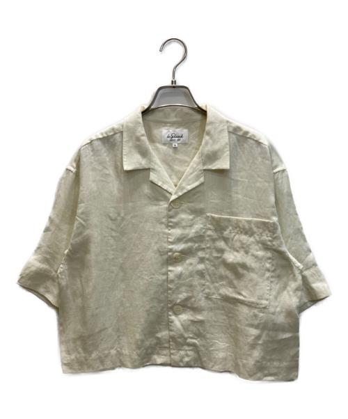 LE GLAZIK（ル グラジック）LE GLAZIK (ル グラジック) OPEN COLLAR SHIRT アイボリー サイズ:36の古着・服飾アイテム