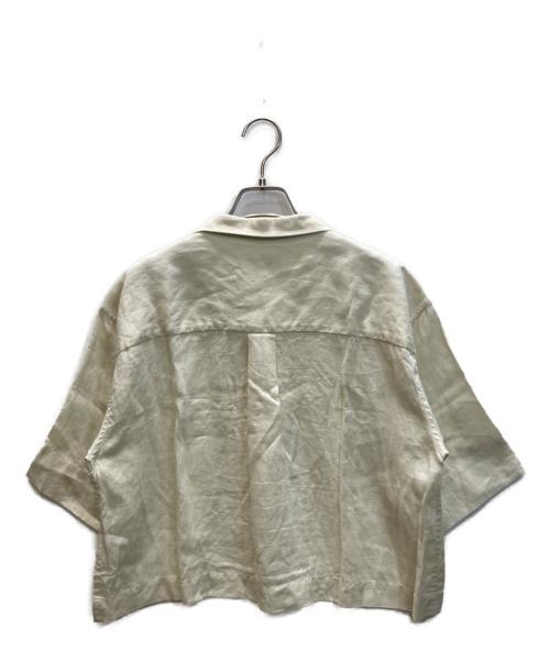 LE GLAZIK（ル グラジック）LE GLAZIK (ル グラジック) OPEN COLLAR SHIRT アイボリー サイズ:36の古着・服飾アイテム