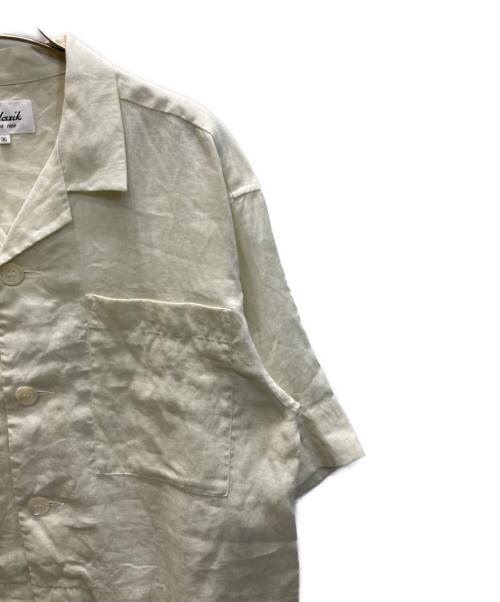 LE GLAZIK（ル グラジック）LE GLAZIK (ル グラジック) OPEN COLLAR SHIRT アイボリー サイズ:36の古着・服飾アイテム