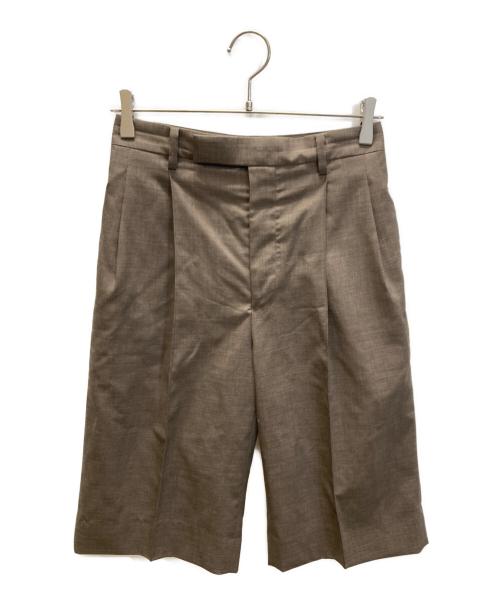AURALEE（オーラリー）AURALEE (オーラリー) TROPICAl WOOL SHORTS ブラウンの古着・服飾アイテム