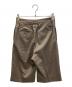 AURALEE (オーラリー) TROPICAl WOOL SHORTS ブラウン：14000円