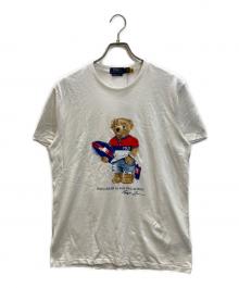 POLO RALPH LAUREN（ポロ・ラルフローレン）の古着「ポロベアプリントTシャツ」｜ホワイト