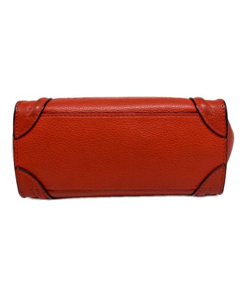 CELINE（セリーヌ）CELINE (セリーヌ) ラゲージナノ 2WAYバッグ レッド サイズ:下記参照の古着・服飾アイテム