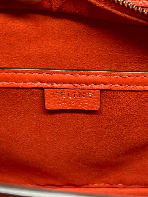 CELINE（セリーヌ）CELINE (セリーヌ) ラゲージナノ 2WAYバッグ レッド サイズ:下記参照の古着・服飾アイテム
