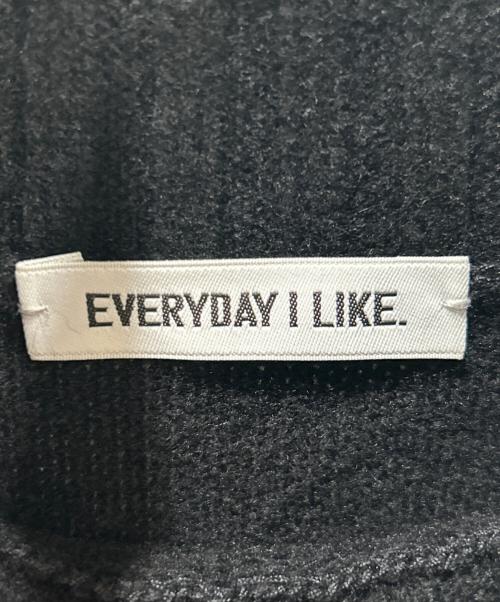 EVERYDAY I LIKE.（エヴリデイ アイ ライク）EVERYDAY I LIKE. (エヴリデイ アイ ライク) Cropped タートルネック プルオーバー ブラック サイズ:FREEの古着・服飾アイテム