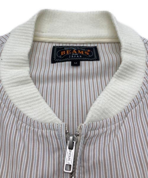 BEAMS PLUS（ビームスプラス）BEAMS PLUS (ビームスプラス) ハードツイスト コードレーン スポーツブルゾン ベージュ サイズ:SIZE Mの古着・服飾アイテム