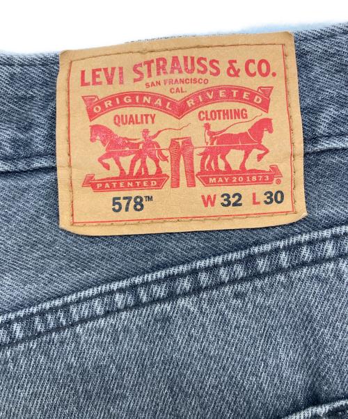 LEVI'S（リーバイス）LEVI'S (リーバイス) 578 バギーデニムパンツ ブラック サイズ:SIZE W32×L30の古着・服飾アイテム