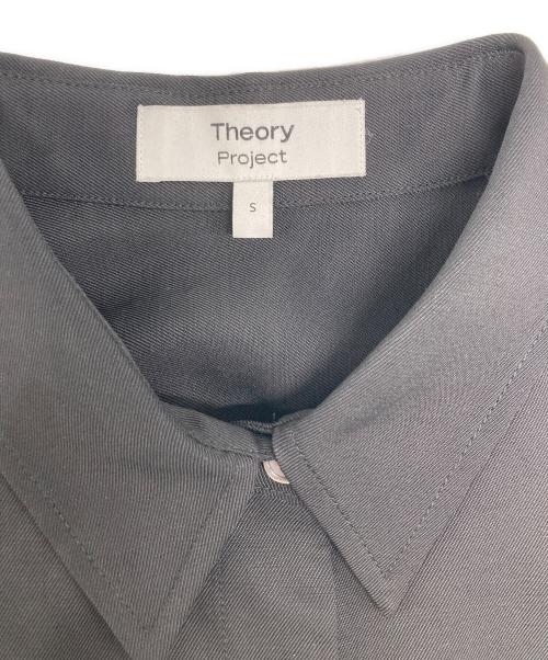 theory（セオリー）theory (セオリー) MOD SUIT 半袖ブラウス ブラック サイズ:SIZE Sの古着・服飾アイテム