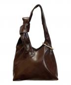 ELENDEEKエレンディーク）の古着「CROSS MARCHE BAG」｜ブラウン