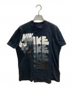 sacai×NIKEサカイ×ナイキ）の古着「W Nrg Ga Tee ドッキングTシャツ」｜ブラック