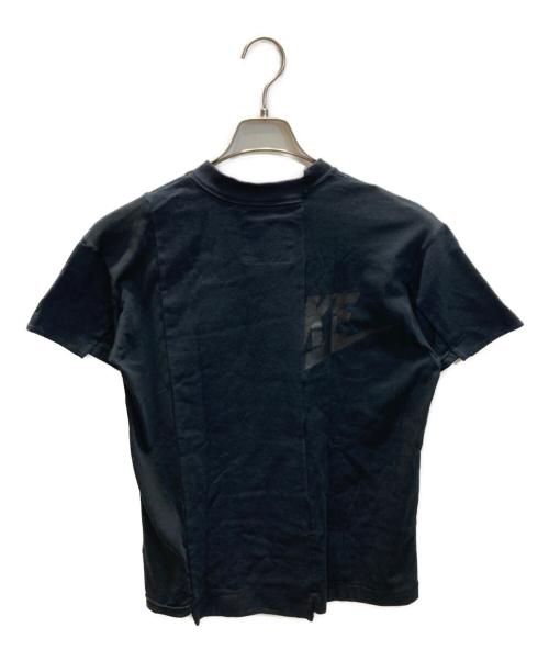 sacai（サカイ）sacai (サカイ) NIKE (ナイキ) W Nrg Ga Tee ドッキングTシャツ ブラック サイズ:SIZE XSの古着・服飾アイテム