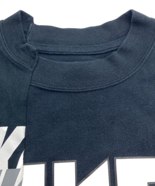 sacai（サカイ）sacai (サカイ) NIKE (ナイキ) W Nrg Ga Tee ドッキングTシャツ ブラック サイズ:SIZE XSの古着・服飾アイテム