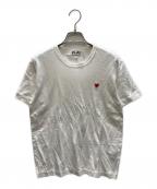 PLAY COMME des GARCONSプレイコムデギャルソン）の古着「Small Heart T-Shirt」｜ホワイト