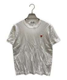 PLAY COMME des GARCONS（プレイコムデギャルソン）の古着「Small Heart T-Shirt」｜ホワイト