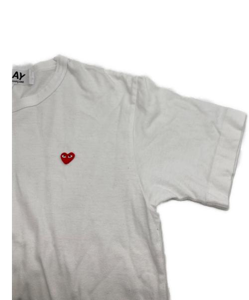 PLAY COMME des GARCONS（プレイコムデギャルソン）PLAY COMME des GARCONS (プレイコムデギャルソン) Small Heart T-Shirt ホワイト サイズ:Sの古着・服飾アイテム