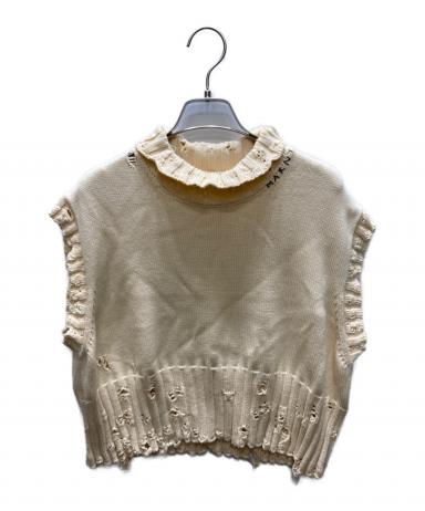 中古・古着通販】MARNI (マルニ) コットンクロップドニットベスト