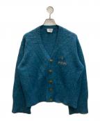 Vivienne Westwood manヴィヴィアン ウェストウッド マン）の古着「オーブ刺繍ニットカーディガン」｜ブルー