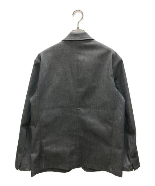 NEW BALANCE（ニューバランス）NEW BALANCE (ニューバランス) MET24 Denim Single Jacket グレー サイズ:SIZE Lの古着・服飾アイテム