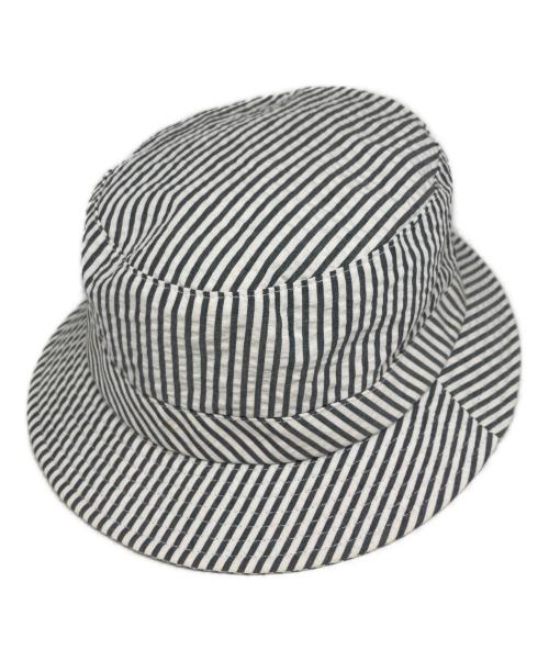 SUPREME（シュプリーム）SUPREME (シュプリーム) BROOKS BROTHERS (ブルックスブラザーズ) バケットハット ホワイト×グレー サイズ:下記参照の古着・服飾アイテム