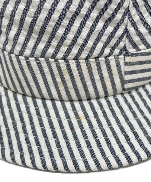 SUPREME（シュプリーム）SUPREME (シュプリーム) BROOKS BROTHERS (ブルックスブラザーズ) バケットハット ホワイト×グレー サイズ:下記参照の古着・服飾アイテム