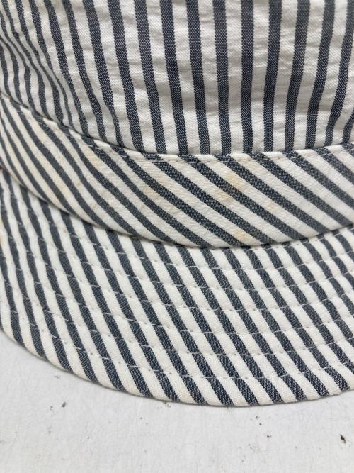 SUPREME（シュプリーム）SUPREME (シュプリーム) BROOKS BROTHERS (ブルックスブラザーズ) バケットハット ホワイト×グレー サイズ:下記参照の古着・服飾アイテム