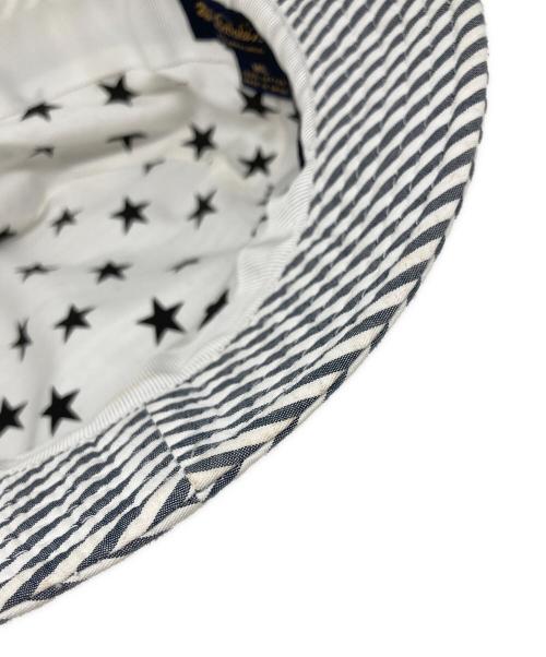 SUPREME（シュプリーム）SUPREME (シュプリーム) BROOKS BROTHERS (ブルックスブラザーズ) バケットハット ホワイト×グレー サイズ:下記参照の古着・服飾アイテム