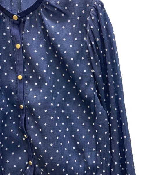 BEATRICE（ベアトリス）BEATRICE (ベアトリス) ドットシアーカーディガン ネイビー サイズ:SIZE 38 未使用品の古着・服飾アイテム