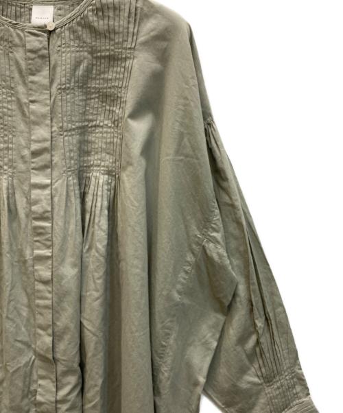KAGURE（カグレ）KAGURE (カグレ) コットンピンタックブラウス グリーン サイズ:SIZE Freeの古着・服飾アイテム