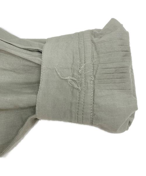 KAGURE（カグレ）KAGURE (カグレ) コットンピンタックブラウス グリーン サイズ:SIZE Freeの古着・服飾アイテム