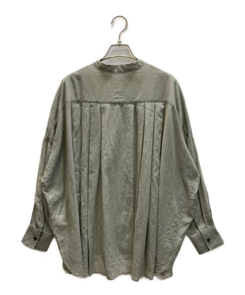 KAGURE（カグレ）KAGURE (カグレ) バックタックワイドシャツ グリーン サイズ:SIZE Freeの古着・服飾アイテム