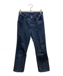 MM6 Maison Margiela（エムエムシックスメゾンマルジェラ）の古着「CENTER PRESS DENIM PANTS」｜インディゴ