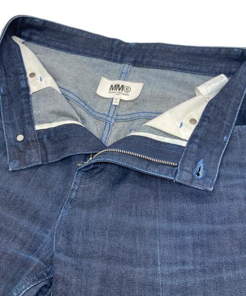 MM6 Maison Margiela（エムエムシックスメゾンマルジェラ）MM6 Maison Margiela (エムエムシックスメゾンマルジェラ) CENTER PRESS DENIM PANTS インディゴ サイズ:38の古着・服飾アイテム