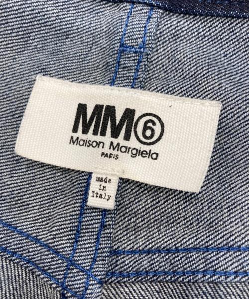 MM6 Maison Margiela（エムエムシックスメゾンマルジェラ）MM6 Maison Margiela (エムエムシックスメゾンマルジェラ) CENTER PRESS DENIM PANTS インディゴ サイズ:38の古着・服飾アイテム