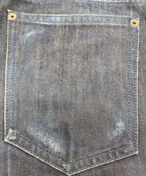 MM6 Maison Margiela（エムエムシックスメゾンマルジェラ）MM6 Maison Margiela (エムエムシックスメゾンマルジェラ) CENTER PRESS DENIM PANTS インディゴ サイズ:38の古着・服飾アイテム