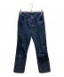 MM6 Maison Margiela（エムエムシックスメゾンマルジェラ）の古着「CENTER PRESS DENIM PANTS」｜インディゴ