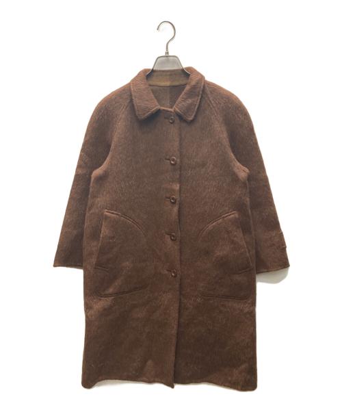 Burberry's（バーバリーズ）Burberry's (バーバリーズ) リバーシブルシャギーコート ブラウン サイズ: 7AB2の古着・服飾アイテム