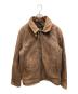 Eddie Bauer（エディーバウアー）の古着「レザーフライトジャケット」｜ブラウン