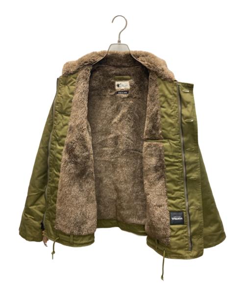 BRITISH GREEN（ブリティッシュグリーン）BRITISH GREEN (ブリティッシュグリーン) ベンタイルデッキジャケット オリーブ サイズ:Lの古着・服飾アイテム