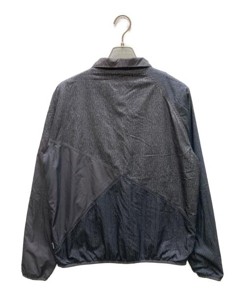 stussy（ステューシー）stussy (ステューシー) アニマル柄切替ナイロンジャケット グレー サイズ:Sの古着・服飾アイテム