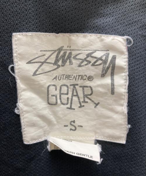 stussy（ステューシー）stussy (ステューシー) アニマル柄切替ナイロンジャケット グレー サイズ:Sの古着・服飾アイテム